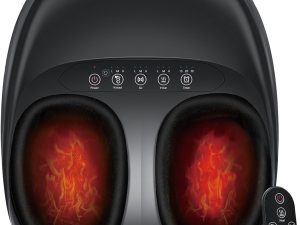 KNQZE Elektrisches Fußmassagegerät - Shiatsu, Wärme und Luftkompression - wiederaufbereitet