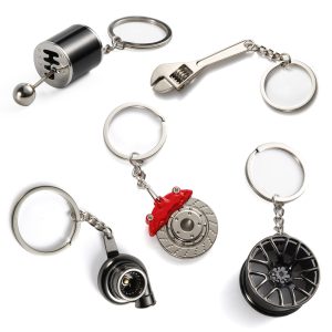 Lot de 4 porte-clés voiture - visuel produit