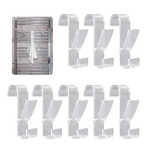 Lot de 8 crochets pour sèche-serviettes - visuel produit