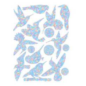 Lot de 30 autocollants anti-collision pour fenêtre - visuel produit