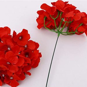 Lot de 3 têtes d'hortensia artificielles - visuel produit