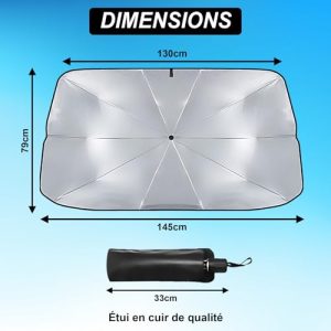 Parapluie pare-soleil voiture anti UV - visuel produit