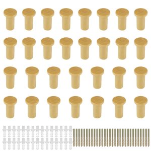 Lot de 30 crochets muraux en bois pour maison - visuel produit