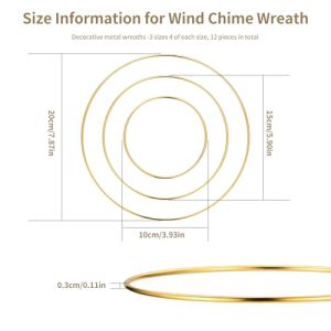 Lot d'anneaux métal pour attrape-rêves - visuel produit