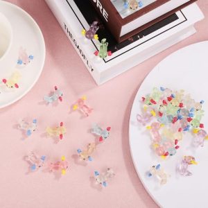 20 figurines miniatures axolotl lumineuses - visuel produit