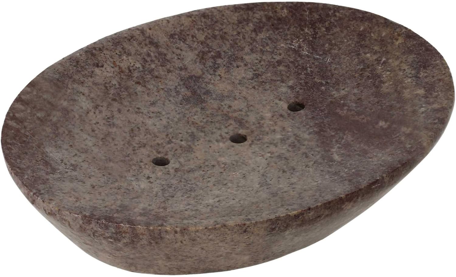 Jabonera Autodrenante Ajuny Piedra Natural Marrón