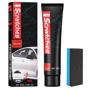 ZYEKIU Dissolvant de Rayures pour Véhicules 100 ml avec Éponge Réparatrice - Pour Tous Types de Voit - produit neuf issu de déstockage