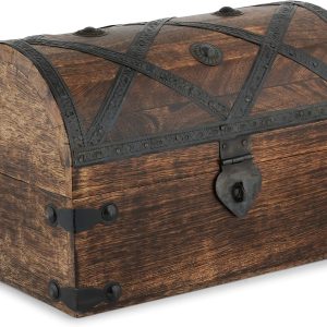 Ajuny Boîte à bijoux en bois
