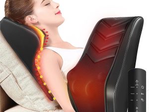 Coussin masseur Boriwat dos, nuque et cervicales avec chaleur