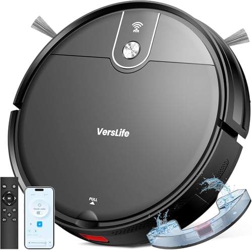 VersLife L6 4000 Pa Staubsauger und Wischroboter schwarz wiederaufbereitet – Bild 10