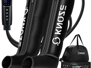 KNQZE FE-7221 masajeador de piernas compresión de aire negro - reacondicionado