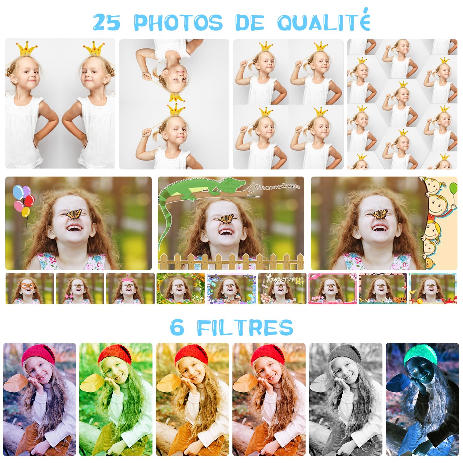 Appareil photo enfant ARNSSIEN X101 jaune reconditionné utilisation