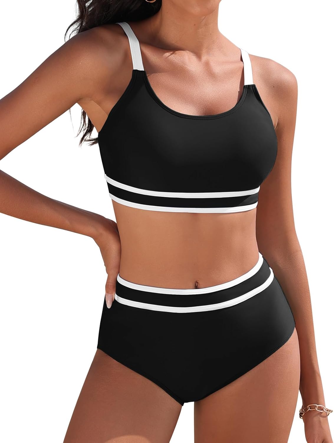 Bikini de cintura alta para mujer Yuson Girl – liquidación nueva