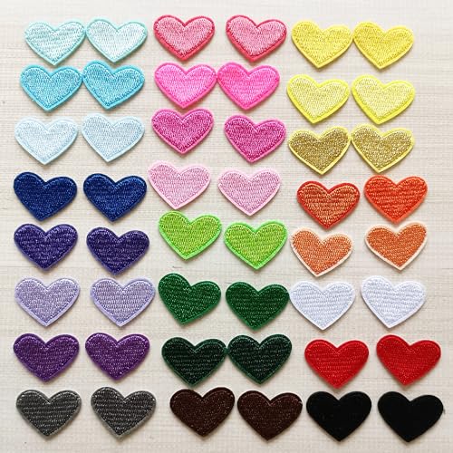 Patches Cœurs à Thermocoller - 90 Pièces