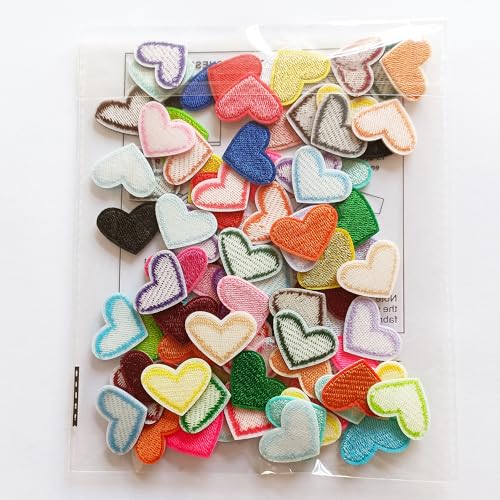 Patches Cœurs à Thermocoller - 90 Pièces