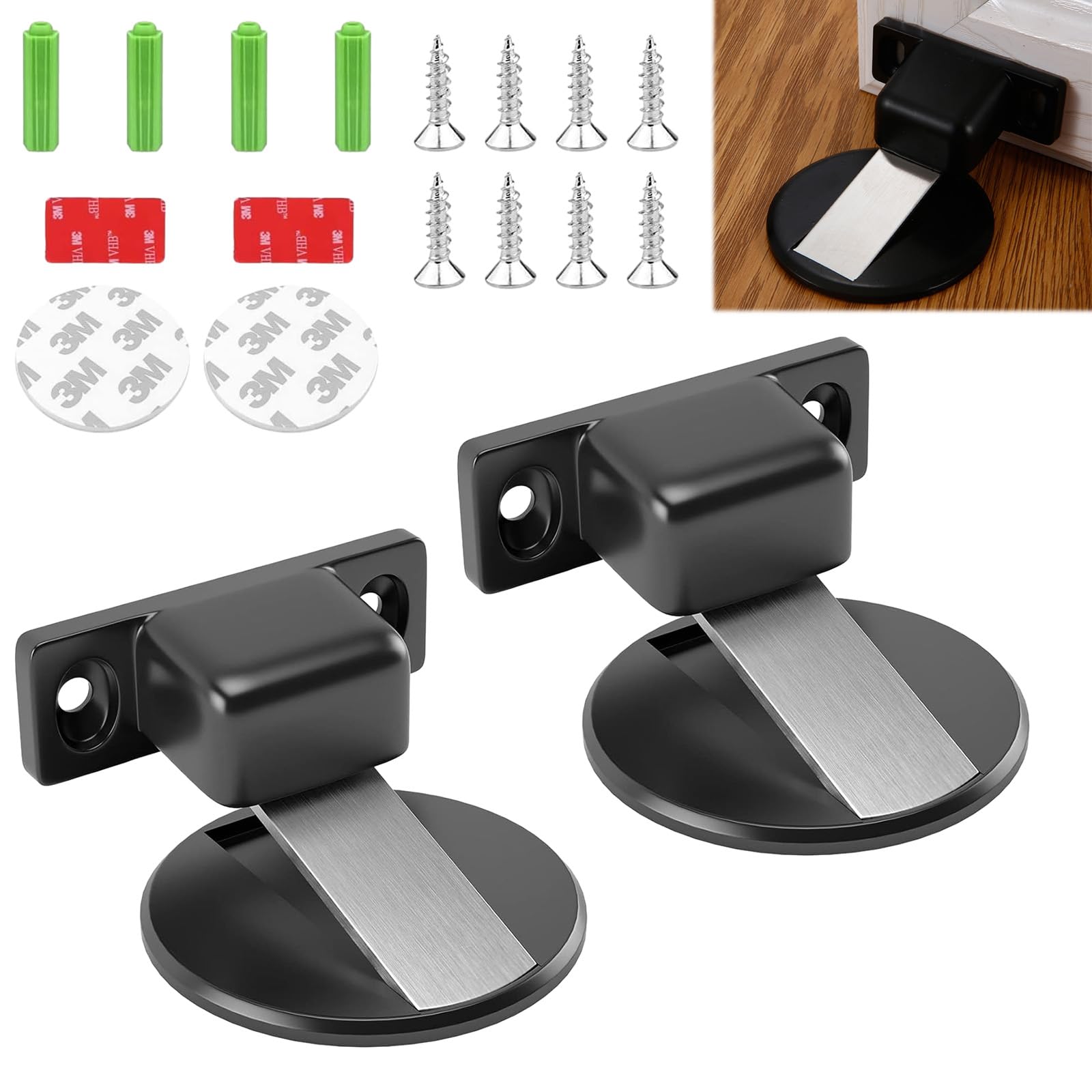 Topes de puerta magneticos de metal