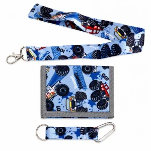 Portefeuille cartoon zippé avec attache - Eco-Dome