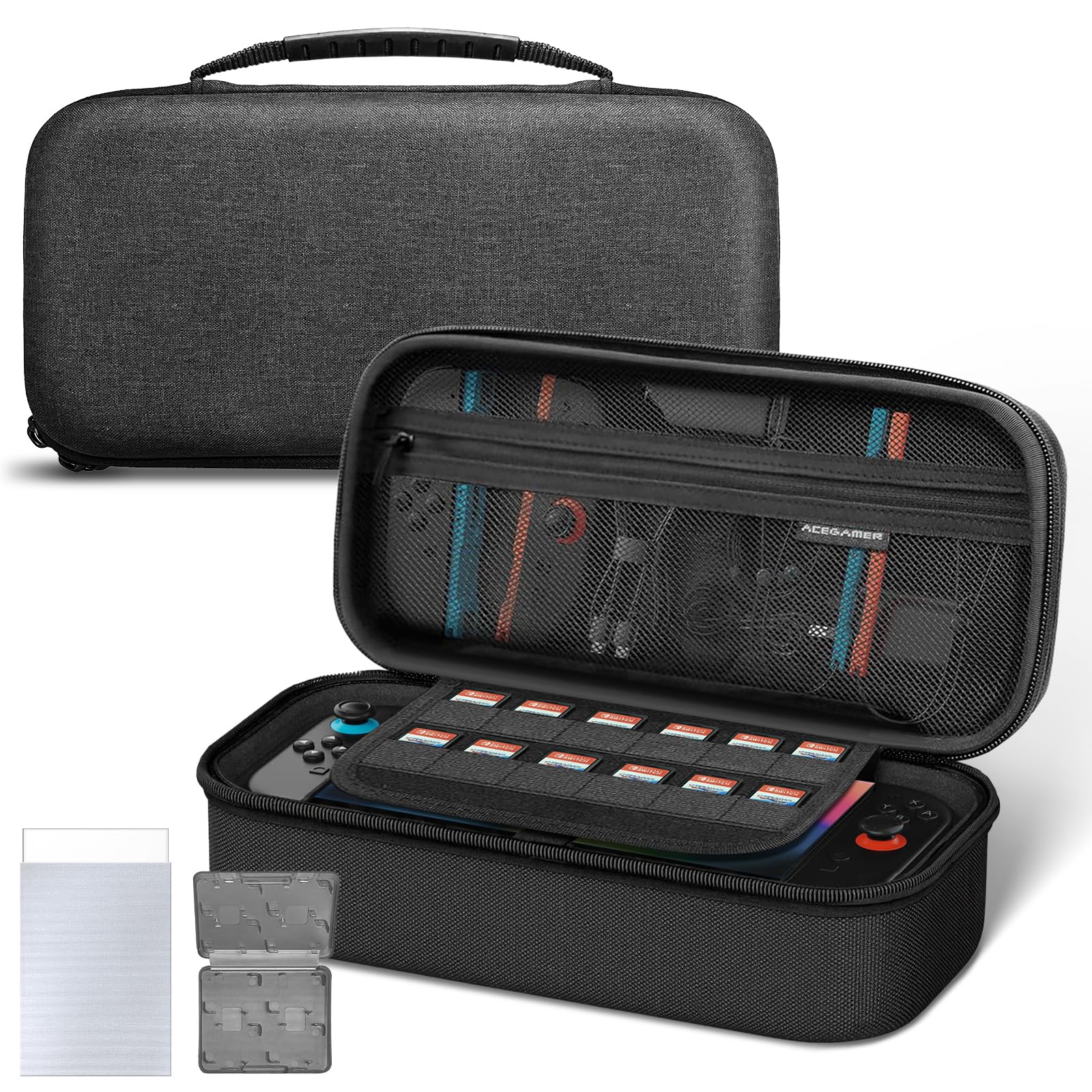 Funda de transporte AceGamer para Nintendo Switch y Switch 2