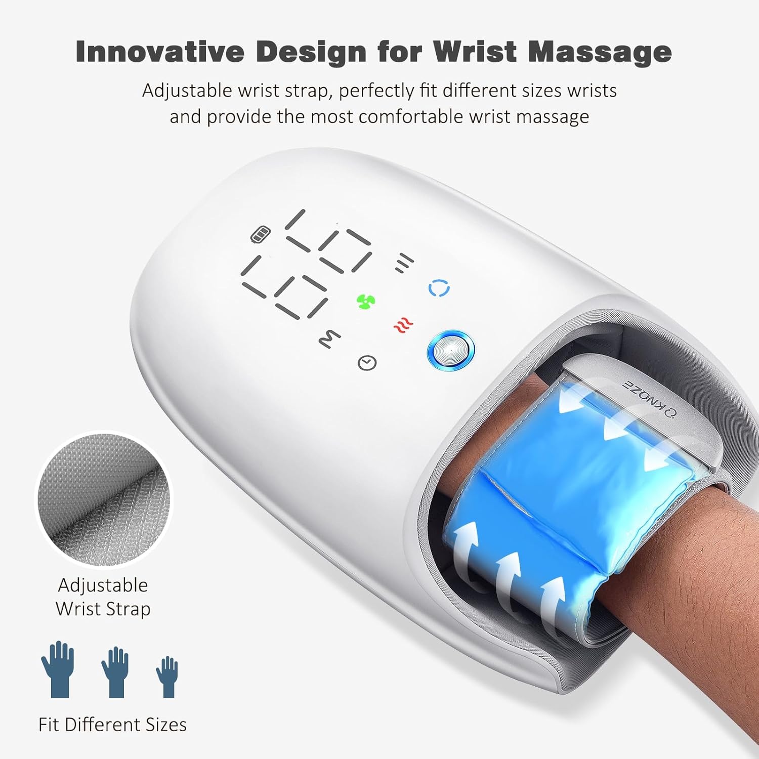 Elektrisches Handmassagegerät mit Kompression, Kneten – Bild 7