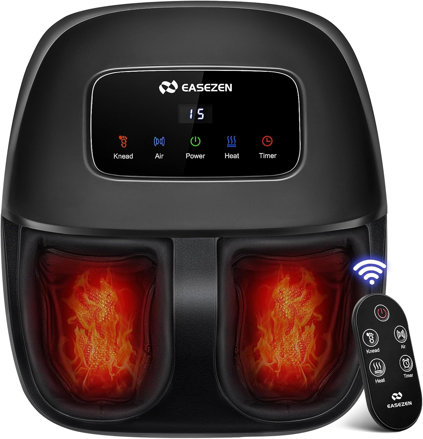 Masajeador de pies shiatsu con calor EaseZen EF7 – reacondicionado