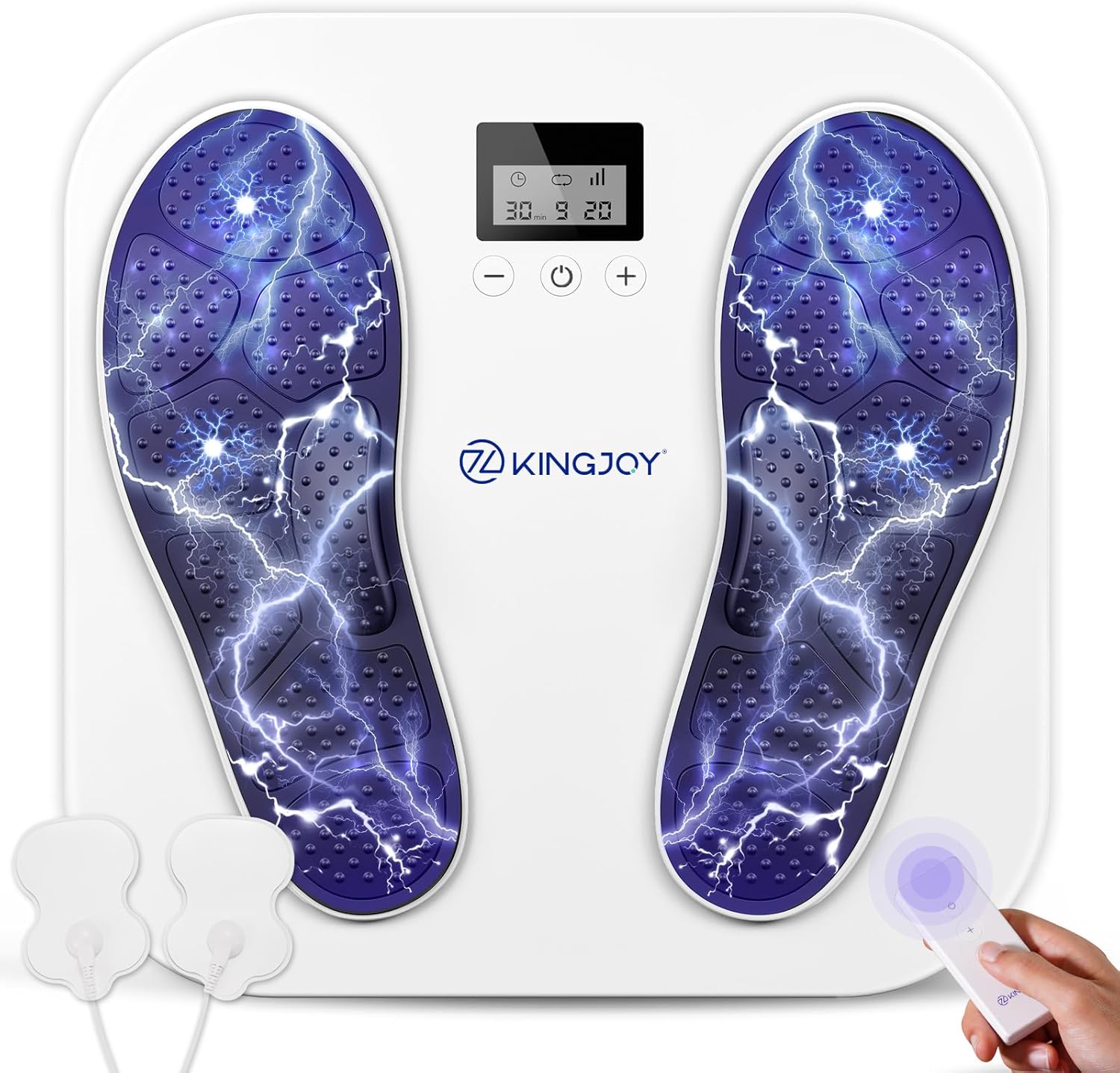 Masajeador de pies EMS recargable KINGJOY KTR-4012 – reacondicionado