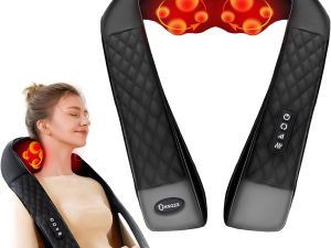Masseur cervical KNQZE KN68 Shiatsu 4D chauffant wiederaufbereitet