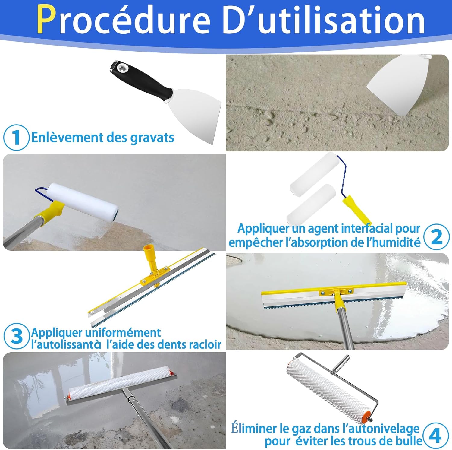 Kit de ragréage VKE avec rouleau débulleur 50 cm – reconditionné – vue 2