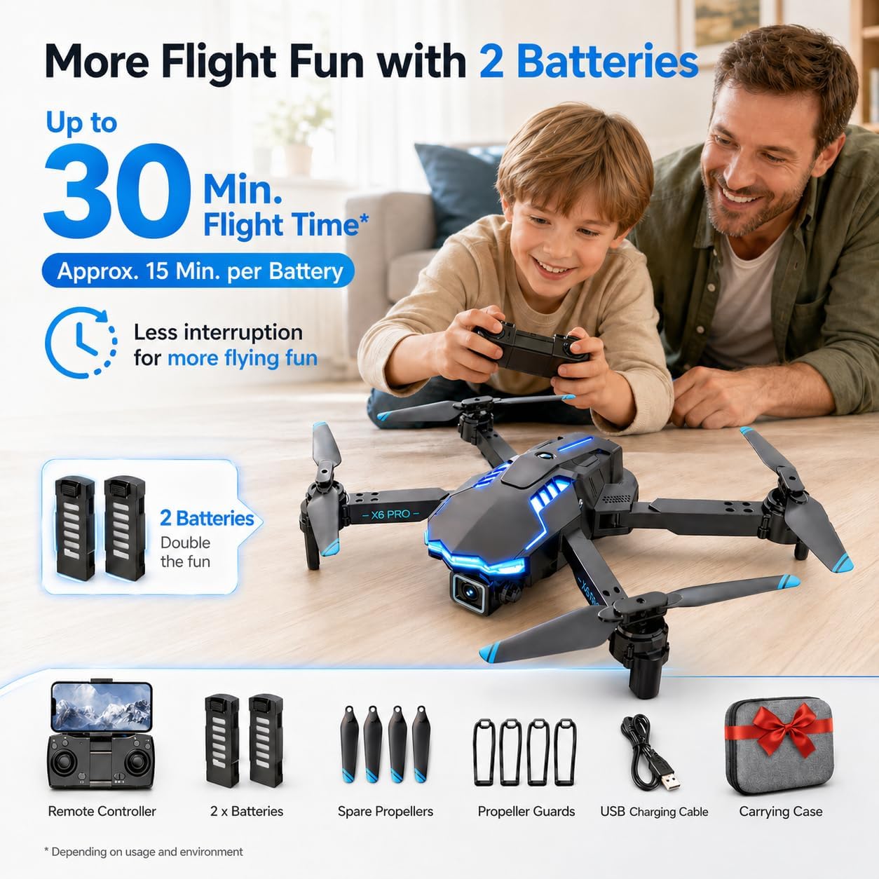 Drone caméra 1080p Kononioo - image 5