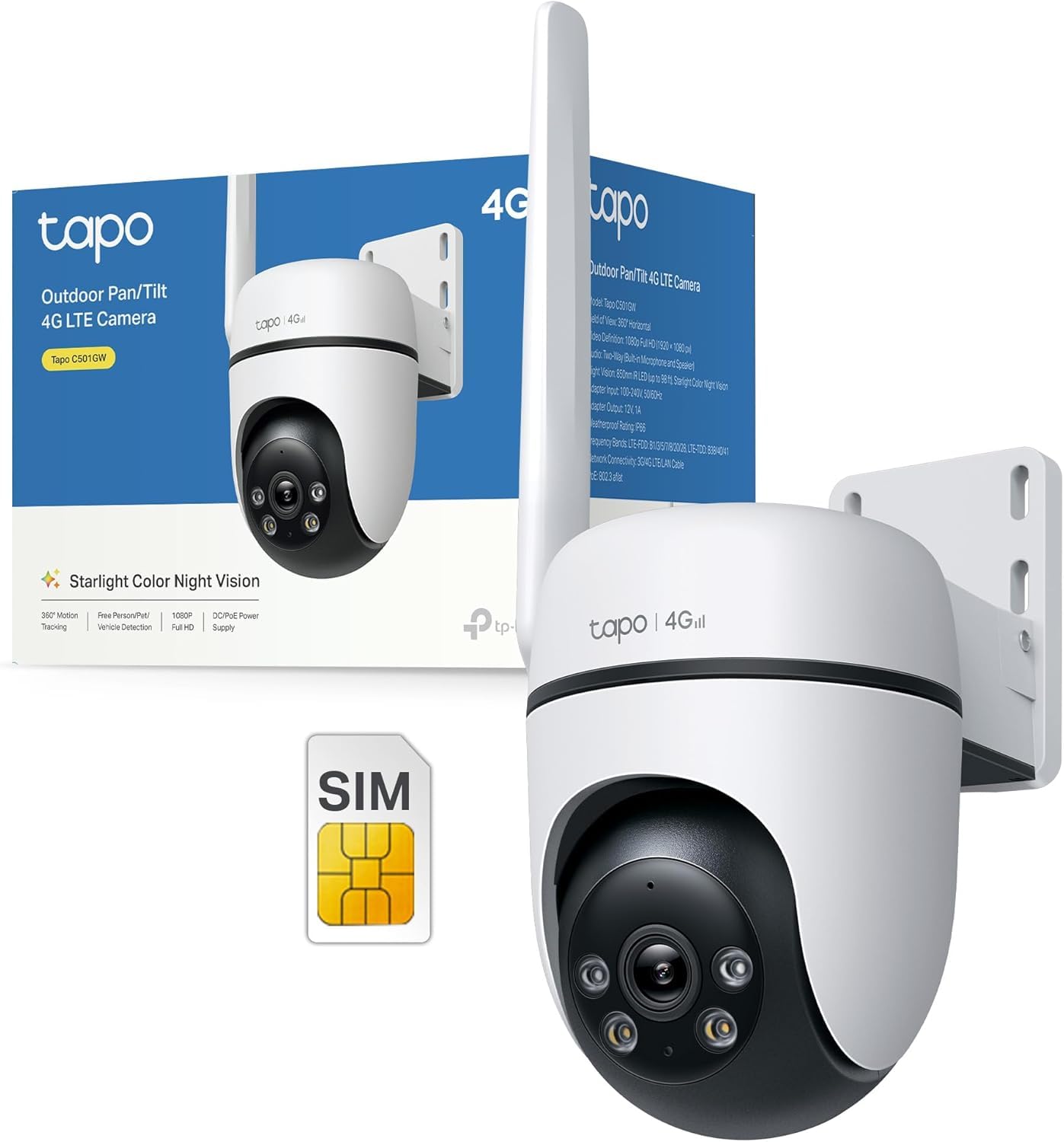 TP-Link Tapo C501GW – cámara de vigilancia reacondicionada