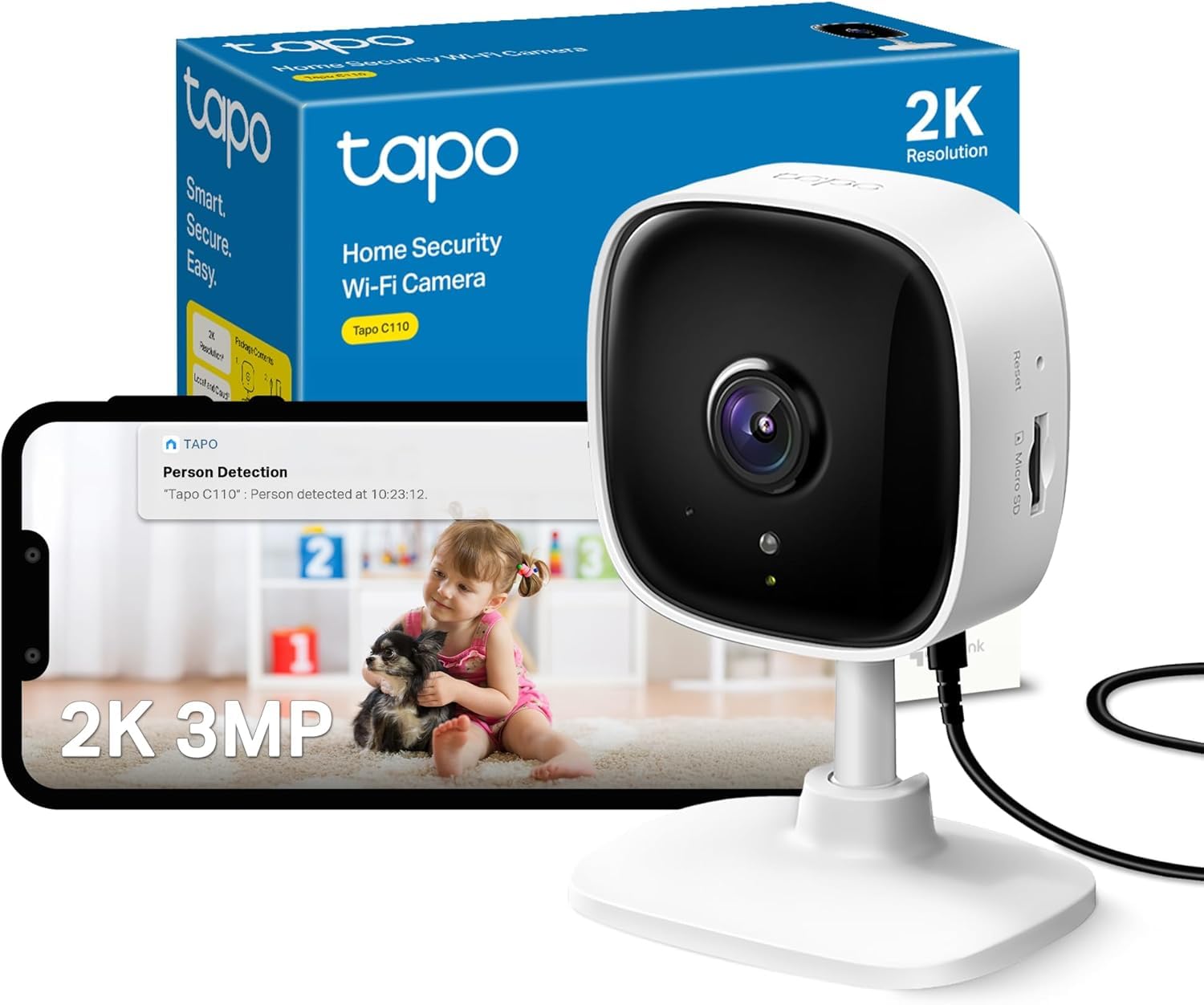 TP-Link Tapo C110 – cámara de vigilancia reacondicionada