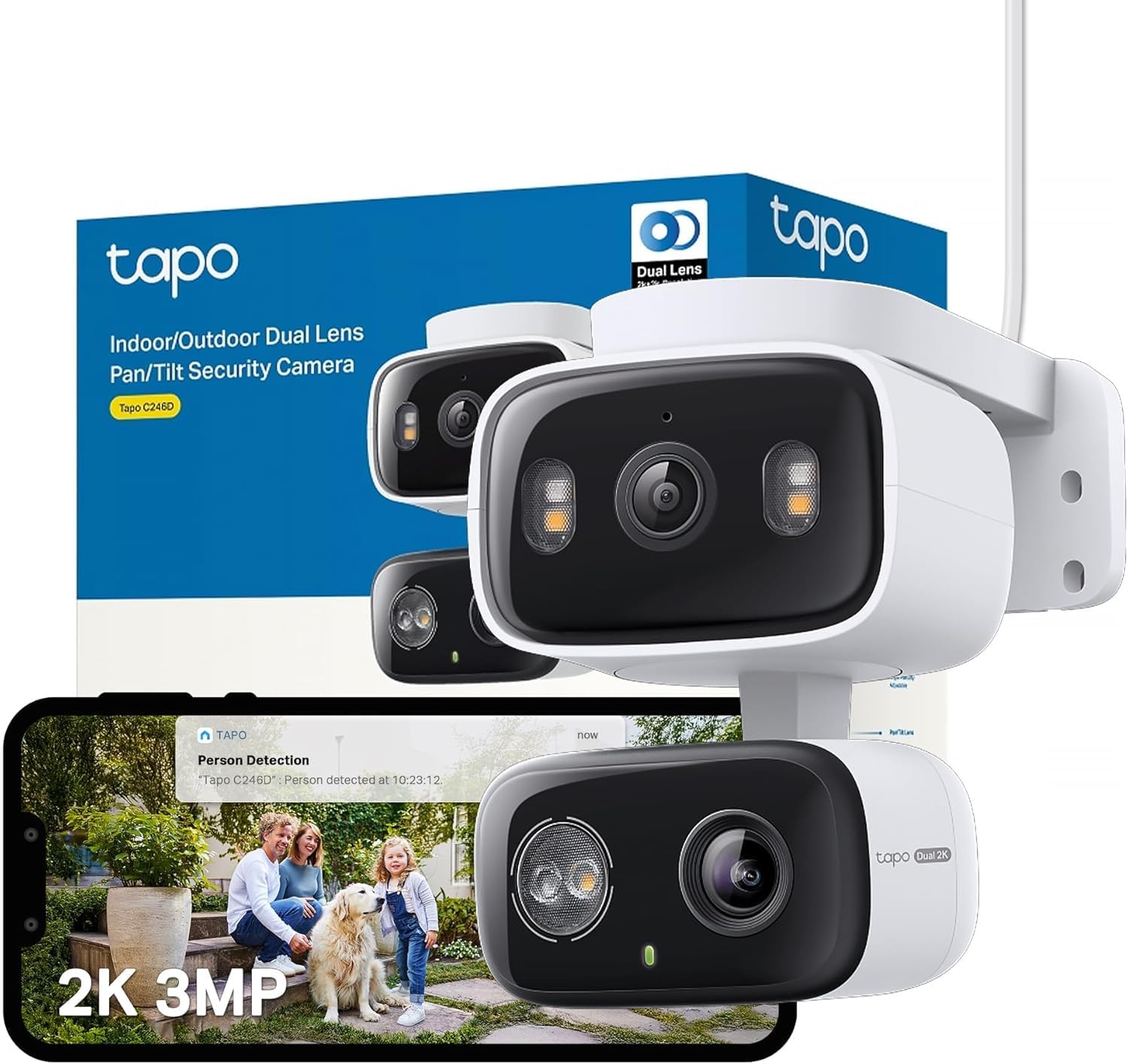 TP-Link Tapo C246D – cámara de vigilancia reacondicionada
