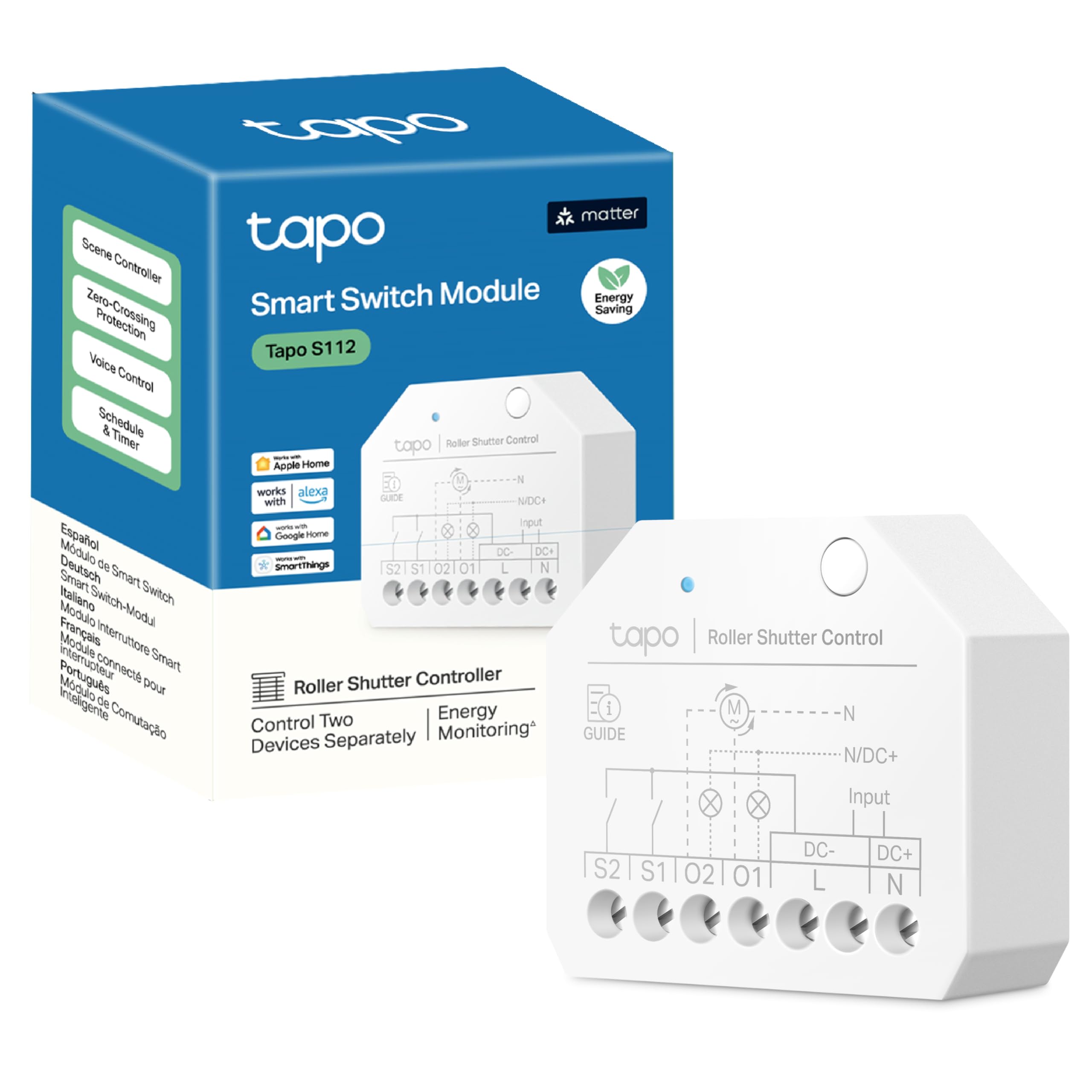 TP-Link Tapo S112 – módulo interruptor domótico reacondicionado