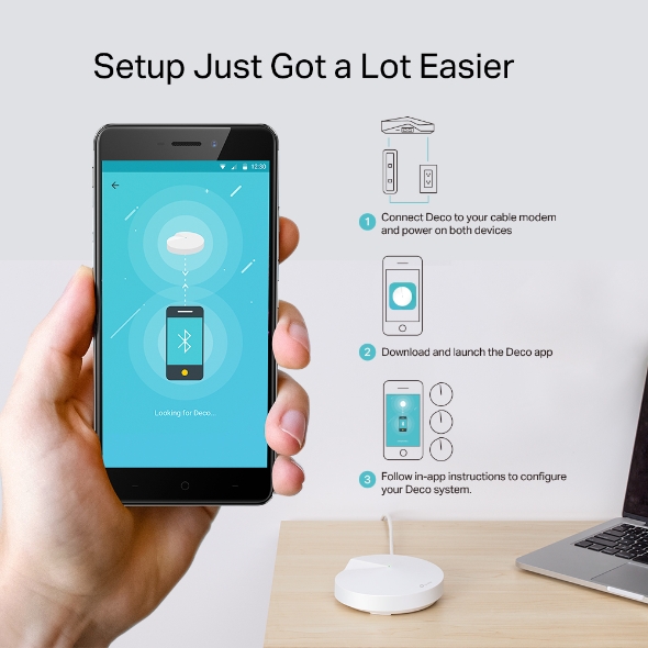 TP-Link Deco M9 Plus(1-pack) – sistema Wi-Fi Mesh reacondicionado