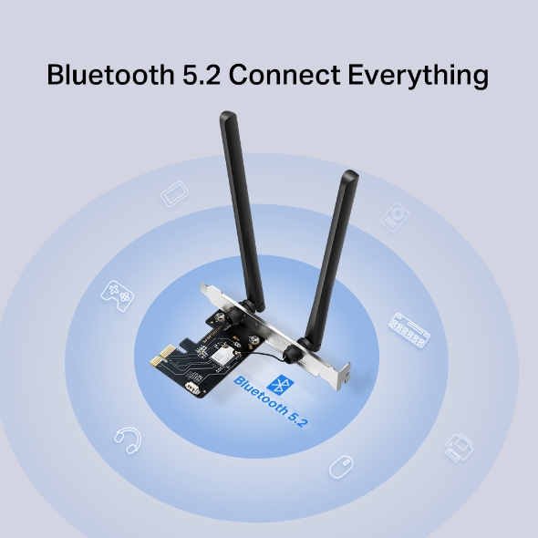 Mercusys MA86XE – adaptador Wi-Fi PCIe reacondicionado