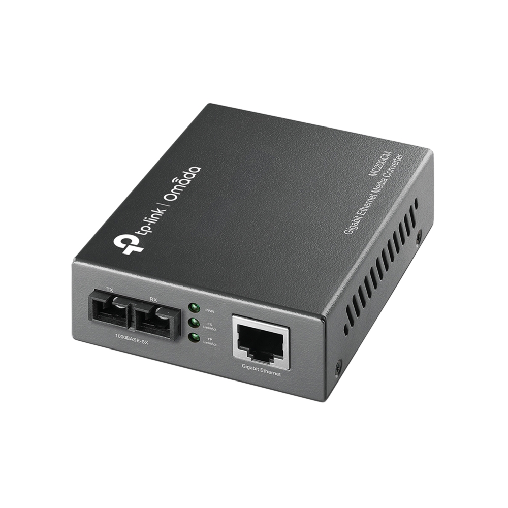 TP-Link MC200CM – conversor de medios Ethernet Gigabit multimodo reacondicionado