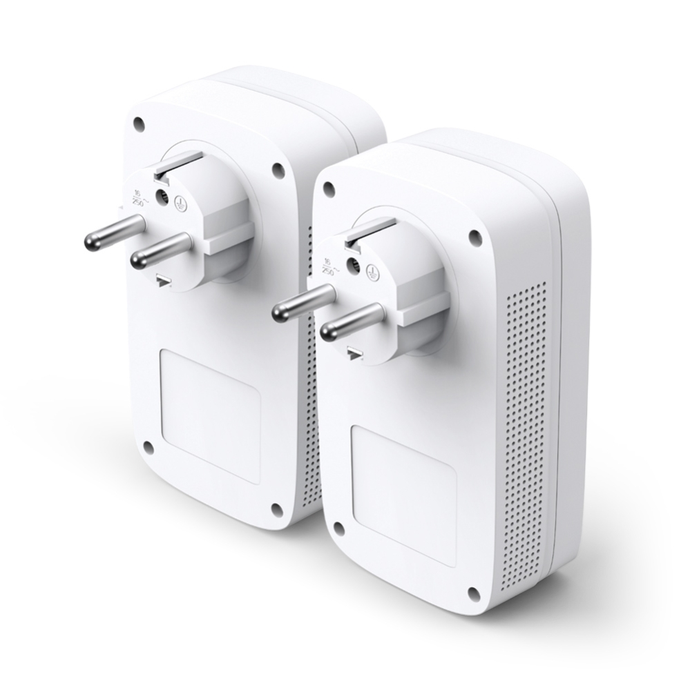 TP-Link TL-PA9025P KIT – Kit CPL AV2000, 2 ports Gigabit et prise gigogne FR – vue 3