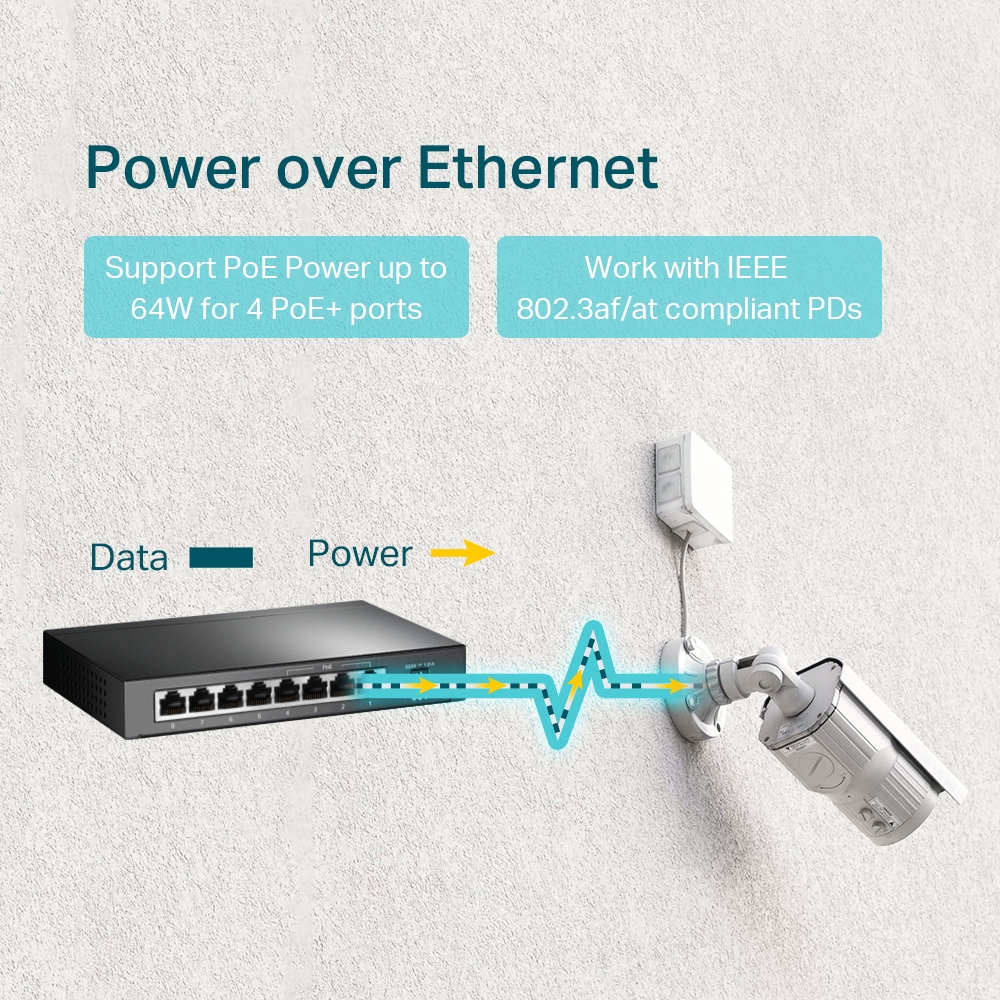 TP-Link TL-SG1008P – switch de red reacondicionado